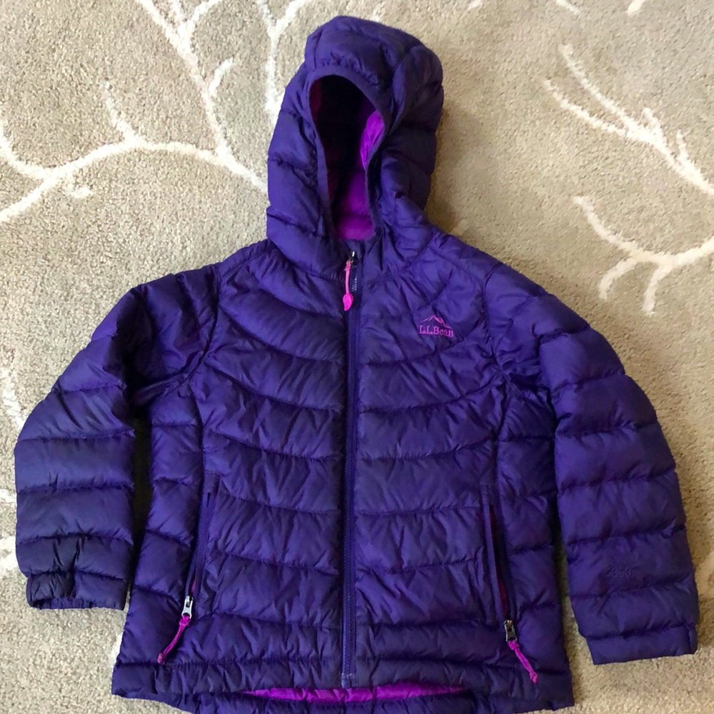 LL Bean hooded puffy jacket